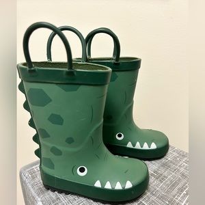 Dinosaur rain boots- toddler